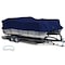 Eevelle Silvercloud Boat Cover PONTOON Rails w/Outboard 20' 6in. L 102in. W Navy SCPONBP20102B-NVY - alternate 1